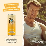 (12 pack) Caliwater Organic Cactus Water, Pineapple, Single Can, Coconut Water Alternative, 12 fl oz, Crisp
