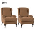 thumbnail image 4 of fastboy 2x Elastic Sofa Cover Effective Protection And Not Easy To Wrinkle Soft Comfortable Armchair Cover Light coffee, 4 of 6