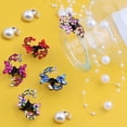 thumbnail image 7 of 10pcs 5 Colors Mini Plum Blossom Rhinestone Hair Claw Clips, 10pcs Pearl Hair Barrettes Headdress, 1pcs White Handmade Beaded Headpiece Hair Accessories for Bride Wedding Party Decor, 7 of 7