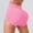 Pink, variant on Women Workout Booty Shorts High Waisted Scrunch Lifting Biker Gym Hot Shorts for Yoga Running L