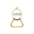 thumbnail image 1 of Symbole de la Devise Argentine Peso Bouteille de Bière Ouvre-Bouteille en Acier Inoxydable Porte-Clés, 1 of 3