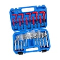 thumbnail image 3 of Kit de reparación de brocas (131 unidades) y caja de almacenamiento, kit de herramientas de reenroscado métrico para reparación de automóviles, 3 of 7