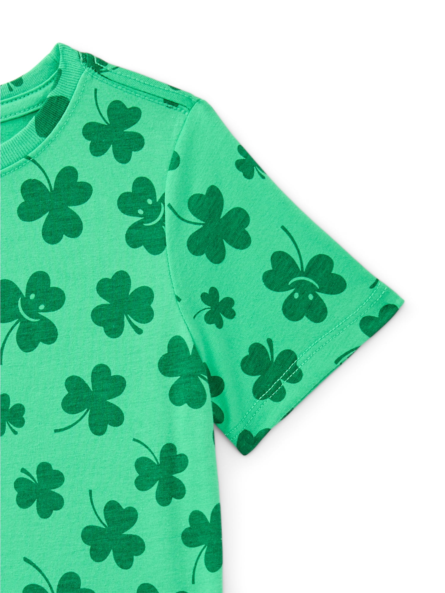 St. Patrick’s Day Toddler Boys or Girls Short Sleeve T-Shirt from Way To Celebrate, Sizes 12M-5T