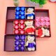 thumbnail image 4 of Caja de regalo con forma de flor de jabón con forma de corazón de melocotón y ventana, caja creativa para primera joyería, regalo de cumpleaños para el día de San Valentín, 4 of 6