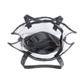 thumbnail image 3 of XB Women Clear Tote Shoulder Bag with Crossbody Wallets Bags 3PCS Faux Leather Handbags, 3 of 4