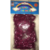 Metallic Burgundy/Red 600 Pcs (1 Bag) LOOM RUBBER BAND REFILLS w/24 S-Clips Rainbow Colors Craft Bracelet