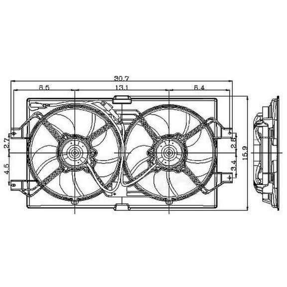 Engine Cooling Fan Assembly