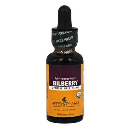 Herb Pharm Bilberry Supplement Extract For Optimal Well Being, 1