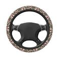 thumbnail image 3 of Bingfone Leopard Dots Seamless Pattern Steering Wheel Cover - Universal 15 Inches Car Steering Wheel Covers Grip Auto Internal Accessories, 3 of 7