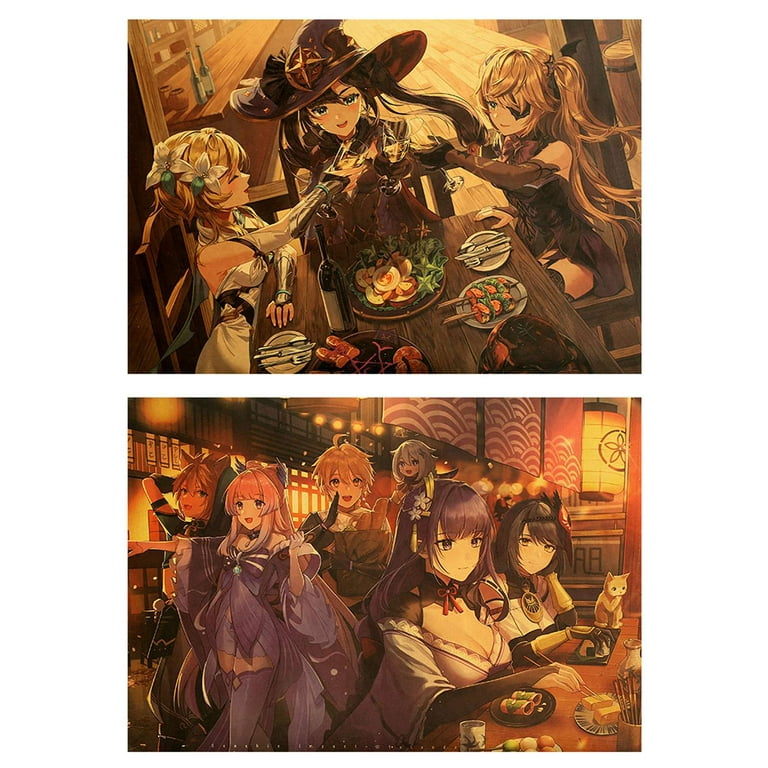 .com: LEUEE Anime Spiritpact Poster Decorative Painting