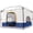Navy Blue, variant on KAMPKEEPER Camping Inner Tent for Pop Up Canopy, Converts 10'x10' Straight Leg Canopy into Camping Tent–Fully Vented Roof(Top & Frame NOT Included), Khaki