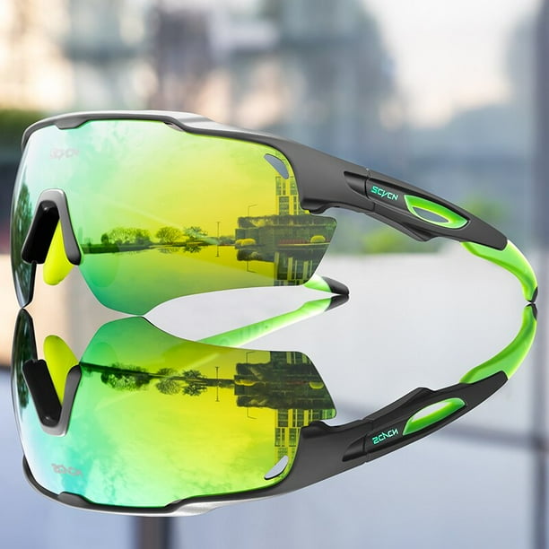 SCVCN gafas de sol de ciclismo para hombre y mujer, lentes fotocromáticas para bicicleta de montaña, protección de pesca polarizada, UV400 qiuyongming unisex