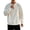 White, variant on Chiccall Mens Plus Size Sweatshirts Quarter Zip Long Sleeve Solid Pullover Sweatshirts Casual Loose Fit Athletic Sweat Shirts for Men