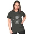 thumbnail image 4 of Hourglass Hands Crystal Ball Celestial Womens Slim Fit Graphic Tee Brisco Brands S, 4 of 4