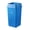 Blue, variant on Trash Can - 35 Gallon Square Can with Lid - Green, Restaurant Use
