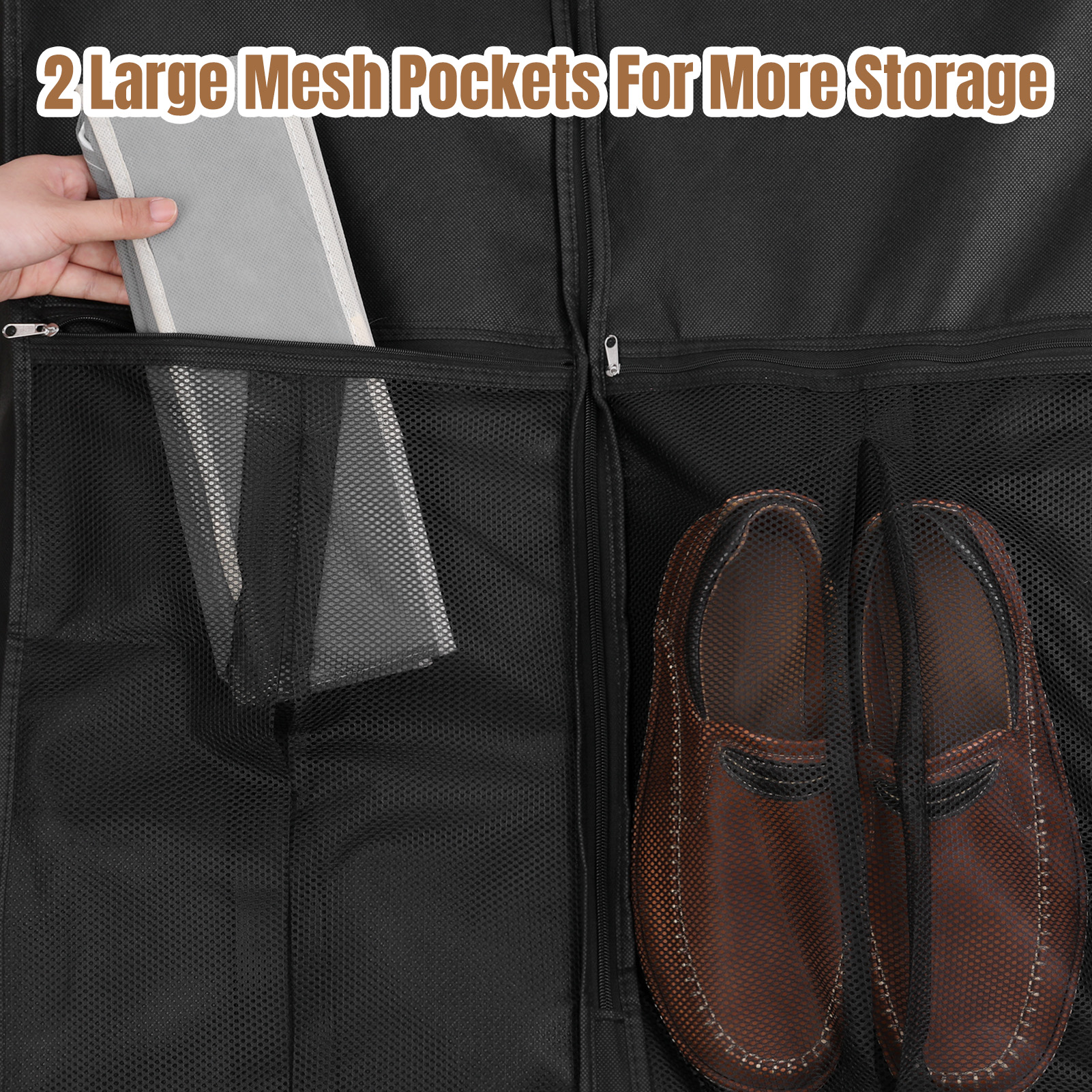 Abaima Clear Garment Bags for Travel, 2-Pack photo 4
