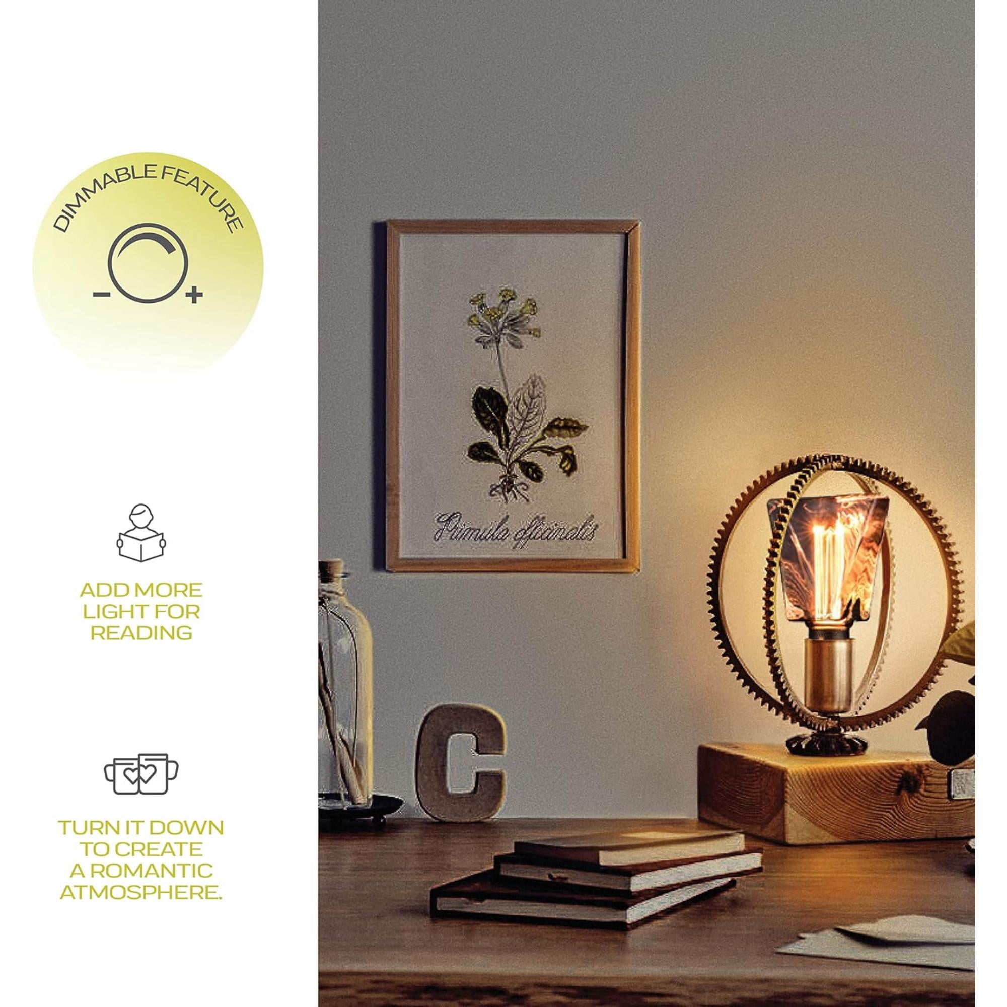 Next Glow ICE Style LED 3.5W Smokey Light Bulbs, Decorative