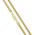 thumbnail image 4 of Crucible Jewelry Men's Gold Plated Stainless Steel Rounded Franco Chain Necklace (5mm) - 24", 4 of 5