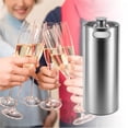 thumbnail image 4 of Inteprter Barril de cerveza Growler de 4L, barril desnudo de acero inoxidable, cerveza casera, Mini botella de barril de cerveza Kits de equipo de elaboración de vino Inteprter HA021723-00, 4 of 6