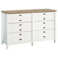 thumbnail image 4 of Home Square 3 Piece Bedroom Set with Dresser Chest and Nightstand in Soft White, 4 of 31