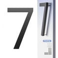 thumbnail image 1 of shiyou-Modern House Numbers - 7 Inch Large Black Metal Address Numbers for Exterior Front Door, 1 of 4