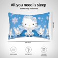 thumbnail image 6 of Hello Kitty Throw Pillow Cover Decoration Pillow Case Cushion for Home Sofa Couch Queen Size 20x30 Inch, 6 of 7
