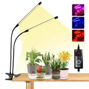 JESLED Grow Light for Indoor Plants, Full Spectrum 132 LED Plant Light with Timer
