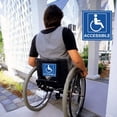 thumbnail image 6 of Disabled Wheelchair Symbol Labels Handicap Signs 6inch Disabled Wheelchair Accessible Symbol Labels 10pcs, 6 of 8