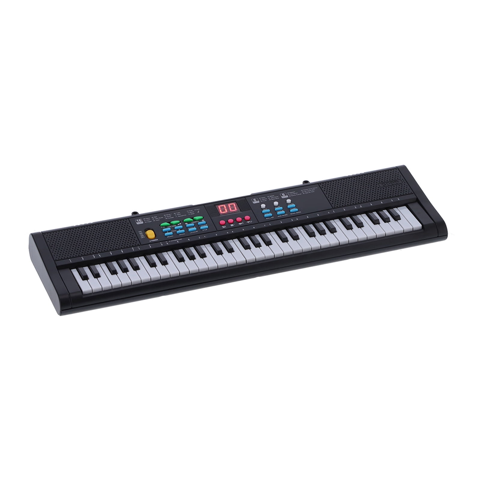 Electric Piano Instrument Keyboard Piano Instrument 61 Keys Electric Digital Multifunctional with Microphone MQ6186,Keyboard Piano