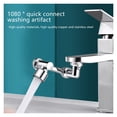 thumbnail image 3 of 1080 Degree Swivel Robotic Arm Sink Faucet Aerator Universal Adapter Water Tap Extender Splash Proof Faucet Sprayer ,Easy to Install, 3 of 7