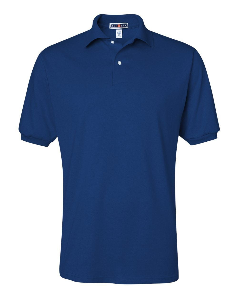 Mens Jersey Sport Polo Shirt 50/50 Sport Tee Outfit Color Royal Blue 3X ...