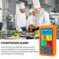 thumbnail image 4 of TFixol Wireless Meat Thermometer with 4 Probes 328Ft Long Range Colorful LCD Backlight Display Countdown Timer Temperature Alarm Digital Remote BBQ Thermometers for Barbeque Grill Oven Kitchen, 4 of 7