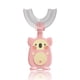 thumbnail image 3 of Bearachild Cepillo de Manual de silicona en forma de U para niños, boca entera, bebé de doble cara con boca dental, cabezal de cepillo Suministros de limpieza para el hogar rosado L Bearachild HA009121-05, 3 of 6