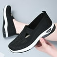 thumbnail image 6 of Mqqzkk Slip On Orthopedic Sneakers For Women Breathable Mesh Knitted Walking Shoes Lightweight Comfy Shoes, 6 of 6