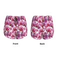 thumbnail image 3 of Cauagu Orchids Flowers Print Women's 2 in 1 Running Shorts Athletic Workout Gym Yoga Shorts Running Shorts for Women-X-Large, 3 of 7