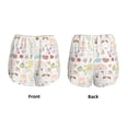 thumbnail image 6 of Goofa Summer Rabbit Printed Women 2 in 1 Running Shorts,Quick Dry Athletic Workout Shorts,High Waisted Athletic Shorts with Liner Pockets-X-Large, 6 of 9
