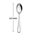 thumbnail image 2 of Dtwnek 6PCS Stainless Steel Soup Spoons Silverware Spoons Long Handle Dinner Spoons Table Spoon for Kitchen Restaurant Home, 2 of 7