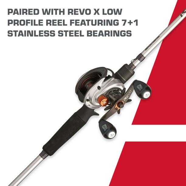 Free Shipping! Abu Garcia Revo X 7' Low Profile Fishing Rod and