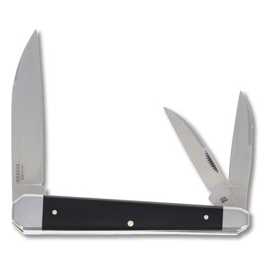 Rough Ryder Knives Rough Ryder Reserve Black Micarta Dude Whittler Folding Knife RRR022