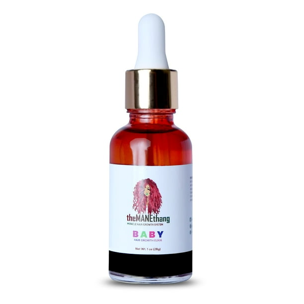 Aceite para el crecimiento del cabello para bebés ThemaEthang Organic con coco, 200 ml