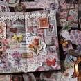 thumbnail image 2 of 100 Uds. Pegatina Vintage para áLbum de Recortes para Diario Basura Adorno EstéTico DIY Collage áLbum Marcos de Fotos A, 2 of 7