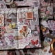 thumbnail image 2 of 100 Uds. Pegatina Vintage para áLbum de Recortes para Diario Basura Adorno EstéTico DIY Collage áLbum Marcos de Fotos A, 2 of 7