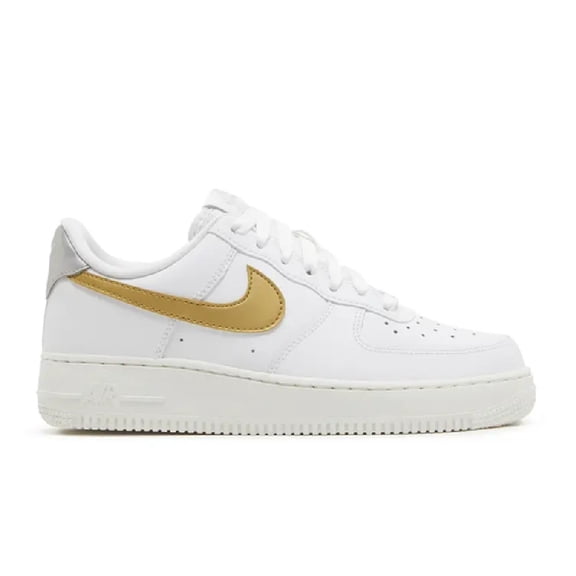 Women's Nike Air Force 1 '07 White/Metallic Gold (DD8959 106) - 7.5