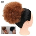 thumbnail image 1 of maskred Chignon Synthétique Afro Court à Clipser Queue de Cheval avec Cordon Extensions de Cheveux Bouclés No.4, 1 of 6