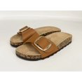 thumbnail image 1 of 2024 Summer New Slippers Casual Square Button Slippers Cork Flat Bottom Slippers For Outdoor Wear Slippers tzw, 1 of 7