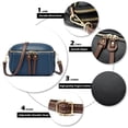 thumbnail image 3 of Bolso bandolera urbano simple de un solo hombro, bolso de cuero suave para mujer MFZFUKR CPB-US-PSF971-4, 3 of 5