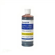 Major Povidone Iodine Topical Antiseptics Solution 8 oz, 1-Pack