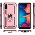 thumbnail image 4 of Samsung A10E Phone Case, Galaxy A10E Phone Case with Screen Protector, Military Grade Protective Cases with Ring for Samsung Galaxy A10E (Rose Gold), 4 of 13
