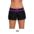 thumbnail image 2 of Pantalones cortos de baño Eigraketly traje de neopreno ligero Negro Púrpura 3XL, 2 of 6