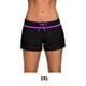 thumbnail image 3 of Soidarity Pantalones cortos de baño transpirables, pantalones recortados, pantalones de playa, traje de neopreno ligero, bañadores, protector solar Deportes acuáticos Negro Púrpura 3XL Soidarity OD020837-36B, 3 of 6